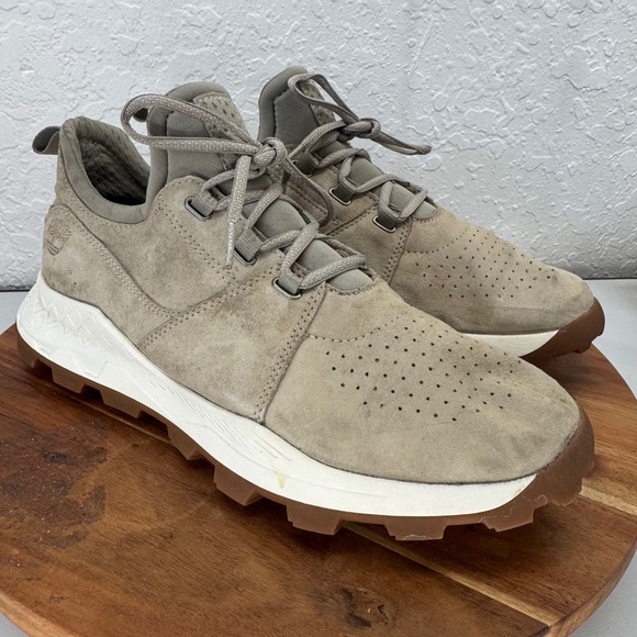 Timberland Aerocore Energy System Mens Tan Suede Sneakers Size 10